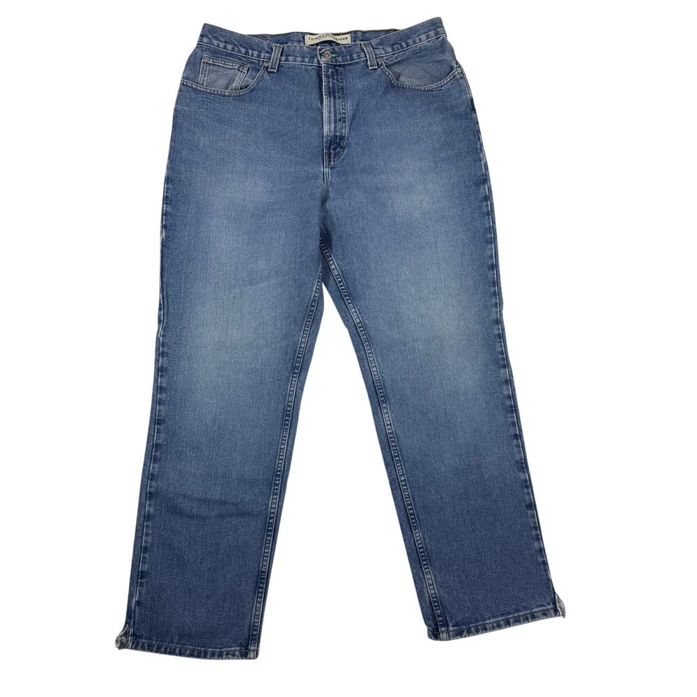 Vintage Tommy Hilfiger Classic Fit Sand Blast Wash Denim Jeans Mens 40X32 Cotton